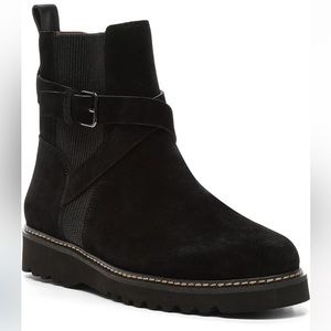 Donald Pliner Buckled Lug Sole Bootie